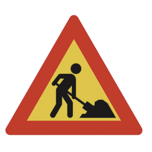 VEI ARBEID SKILT
